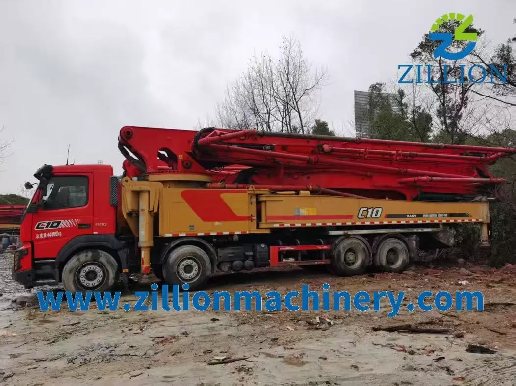 2021 SANY 62m Long Boom Truck- mounted Concrete Pump Car on Volvo Chassis