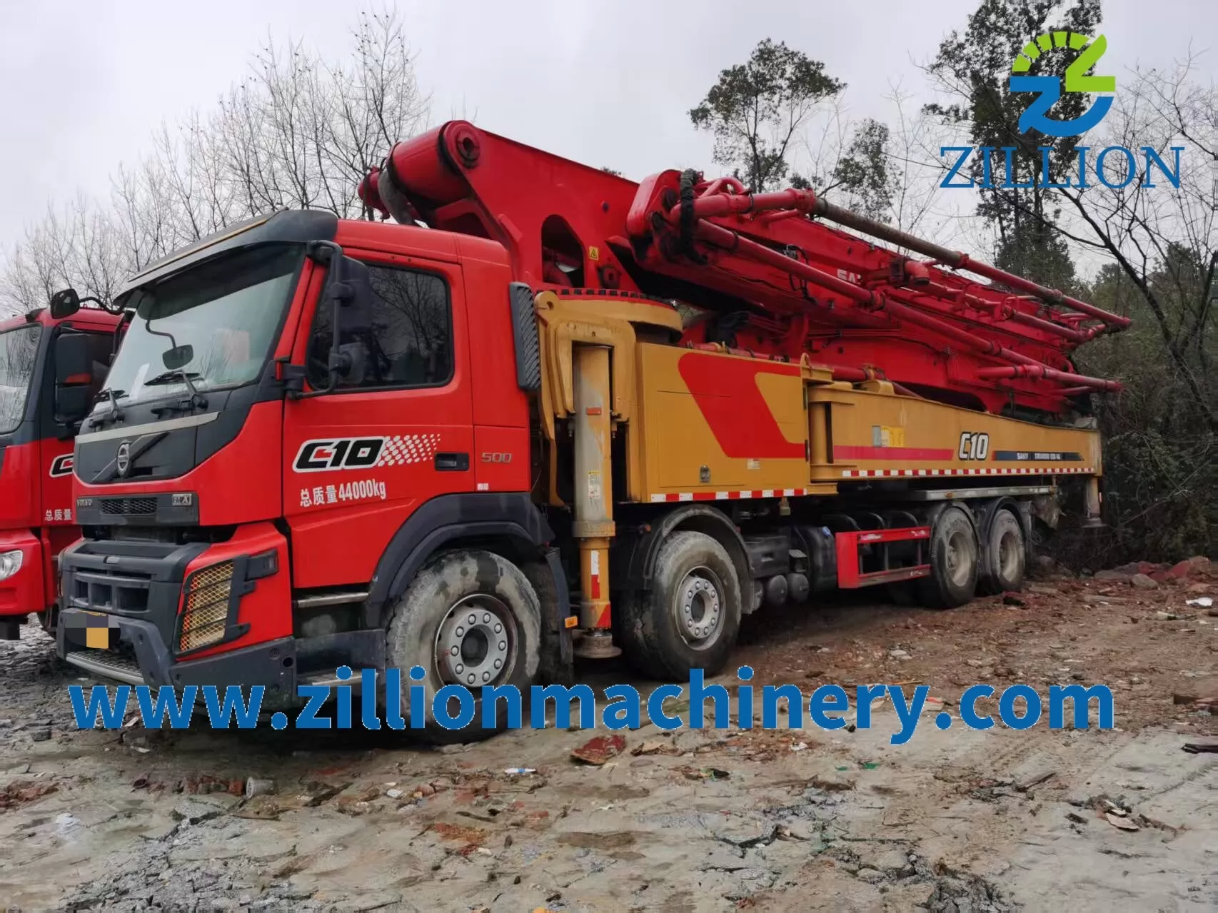 2021 SANY 62m Long Boom Truck- mounted Concrete Pump Car on Volvo Chassis