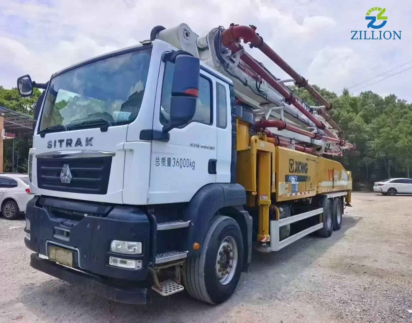 High Quality 2022 XCMG Boom Pump 52m Truck- mounted Concrete Pump Car on Sitrak Chassis
