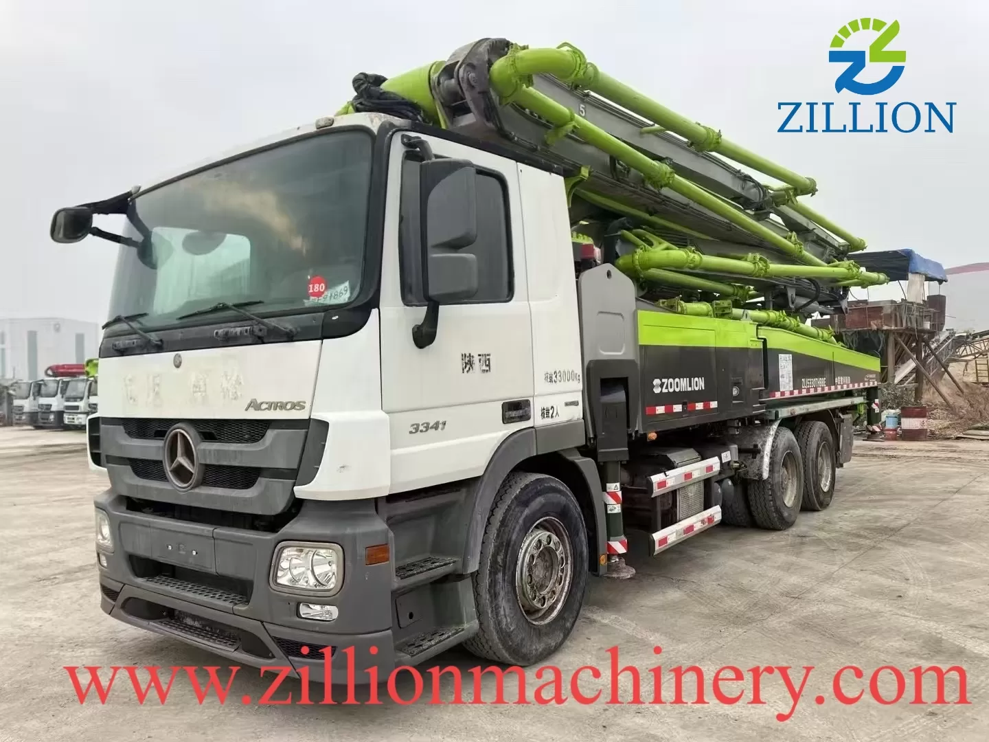 2017 Original Good Quality 49m Truck- mounted Concrete Pump Car on Mercedes Chassis