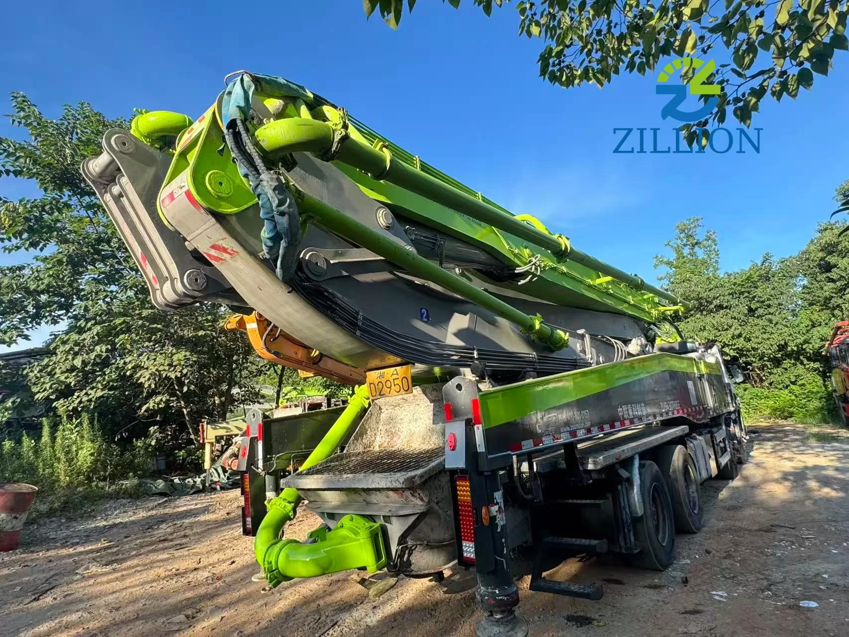 2014 Used Zoomlion 56M Concrete Pump Truck | Scania Chassis | Reliable High-Reach Solution
