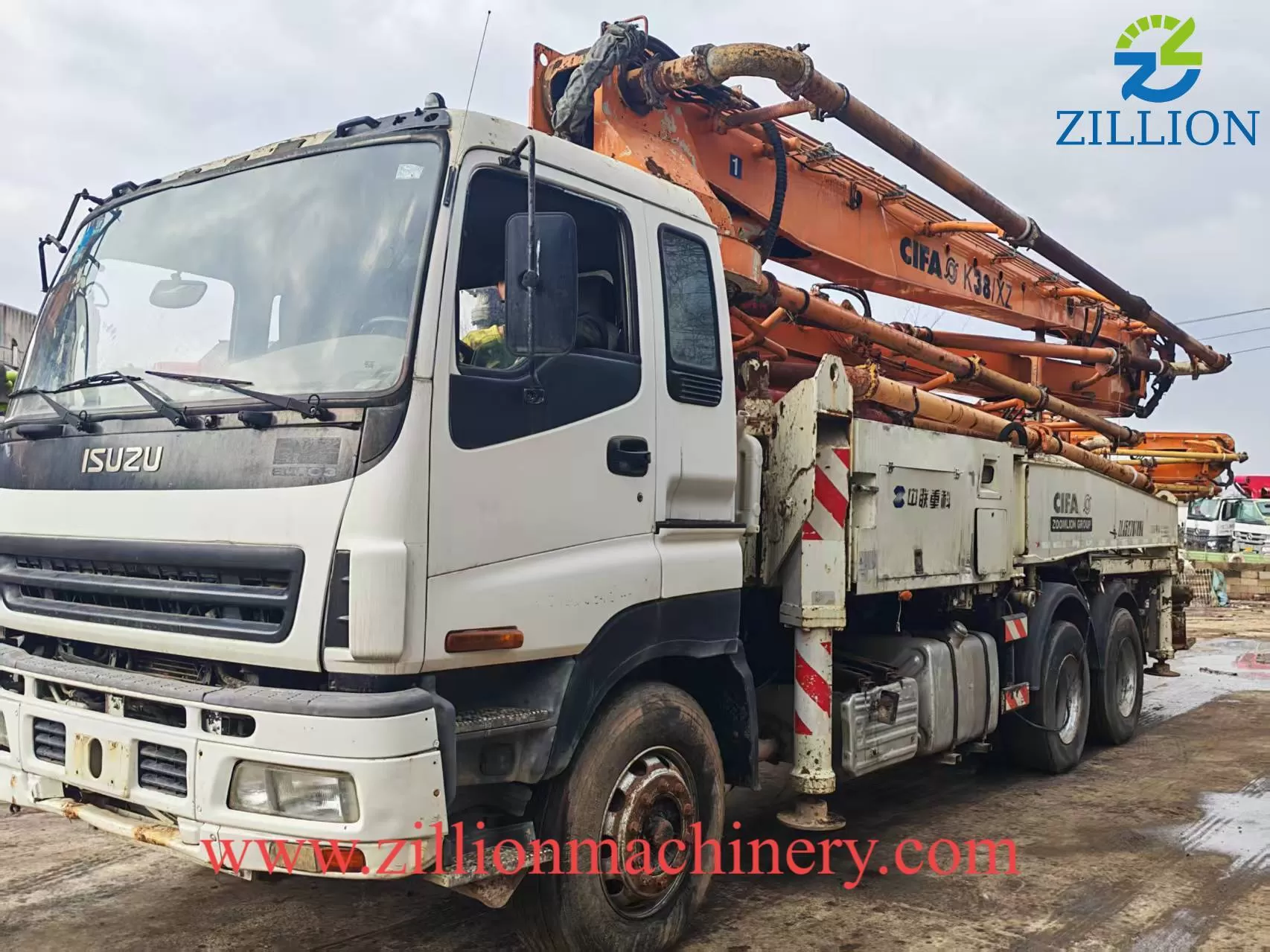 2012 CIFA Boom Pump 38m Truck- mounted Concrete Pump Car on ISUZU Chassis