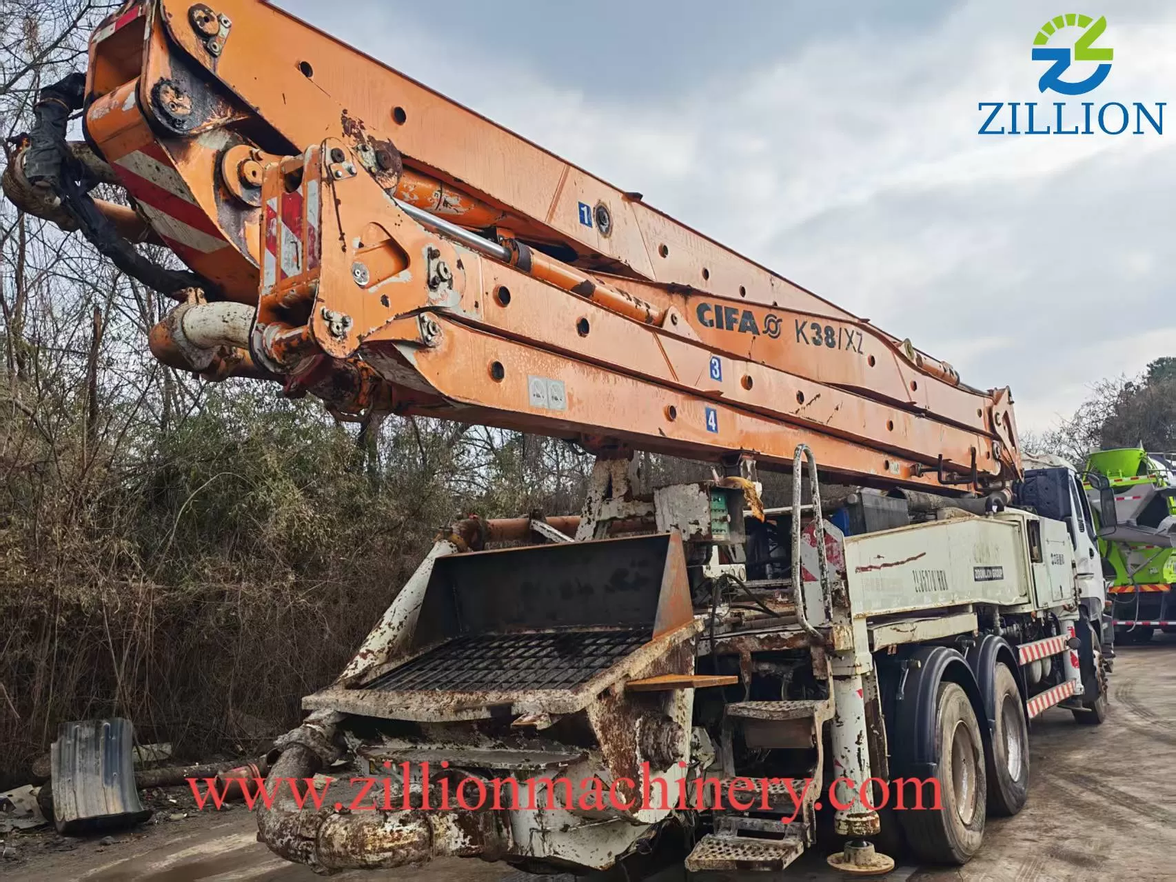 2012 CIFA Boom Pump 38m Truck- mounted Concrete Pump Car on ISUZU Chassis