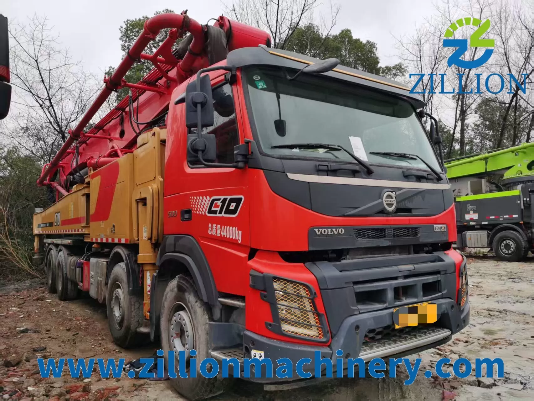 2021 SANY 62m Long Boom Truck- mounted Concrete Pump Car on Volvo Chassis