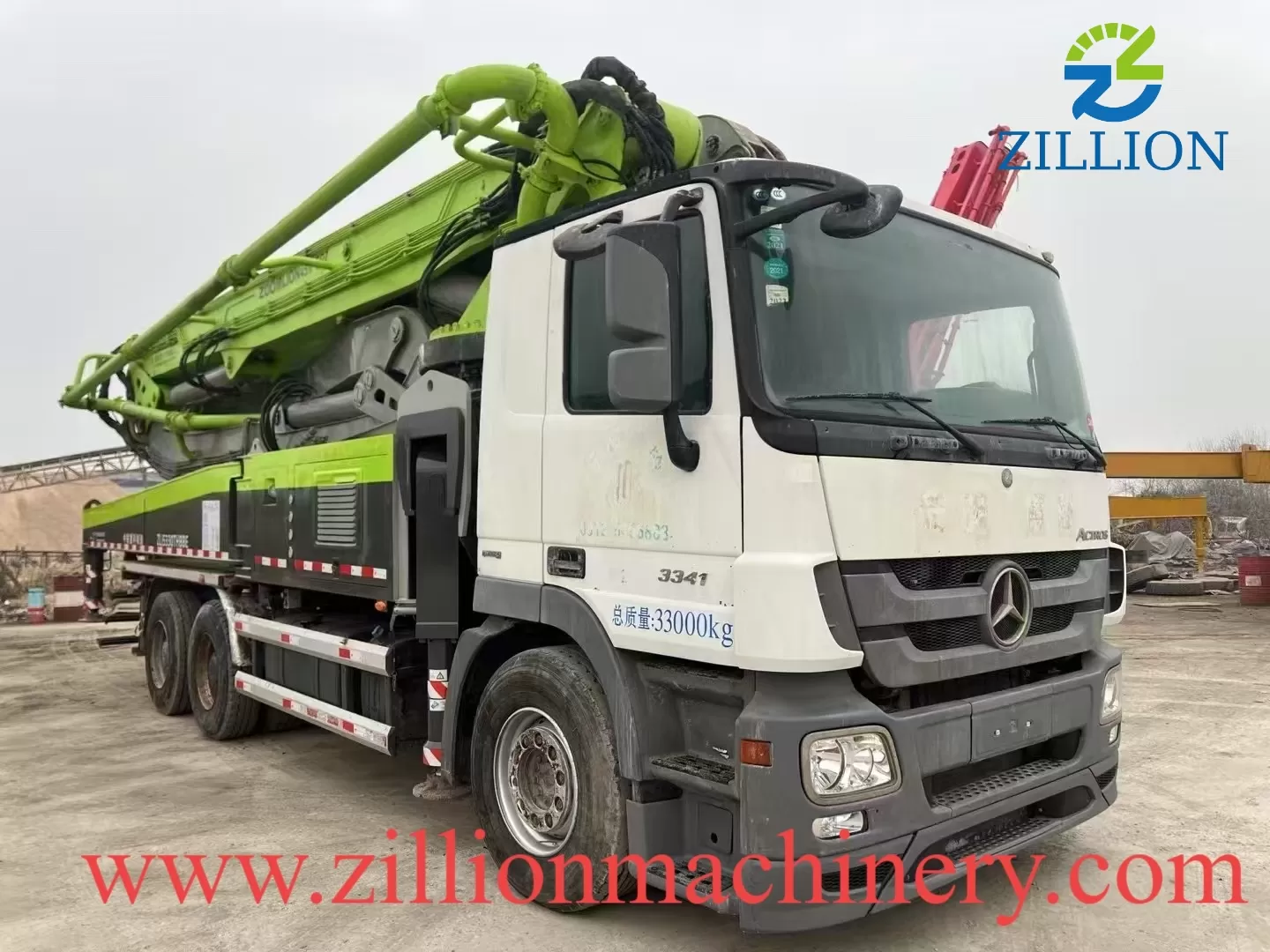 2017 Original Good Quality 49m Truck- mounted Concrete Pump Car on Mercedes Chassis