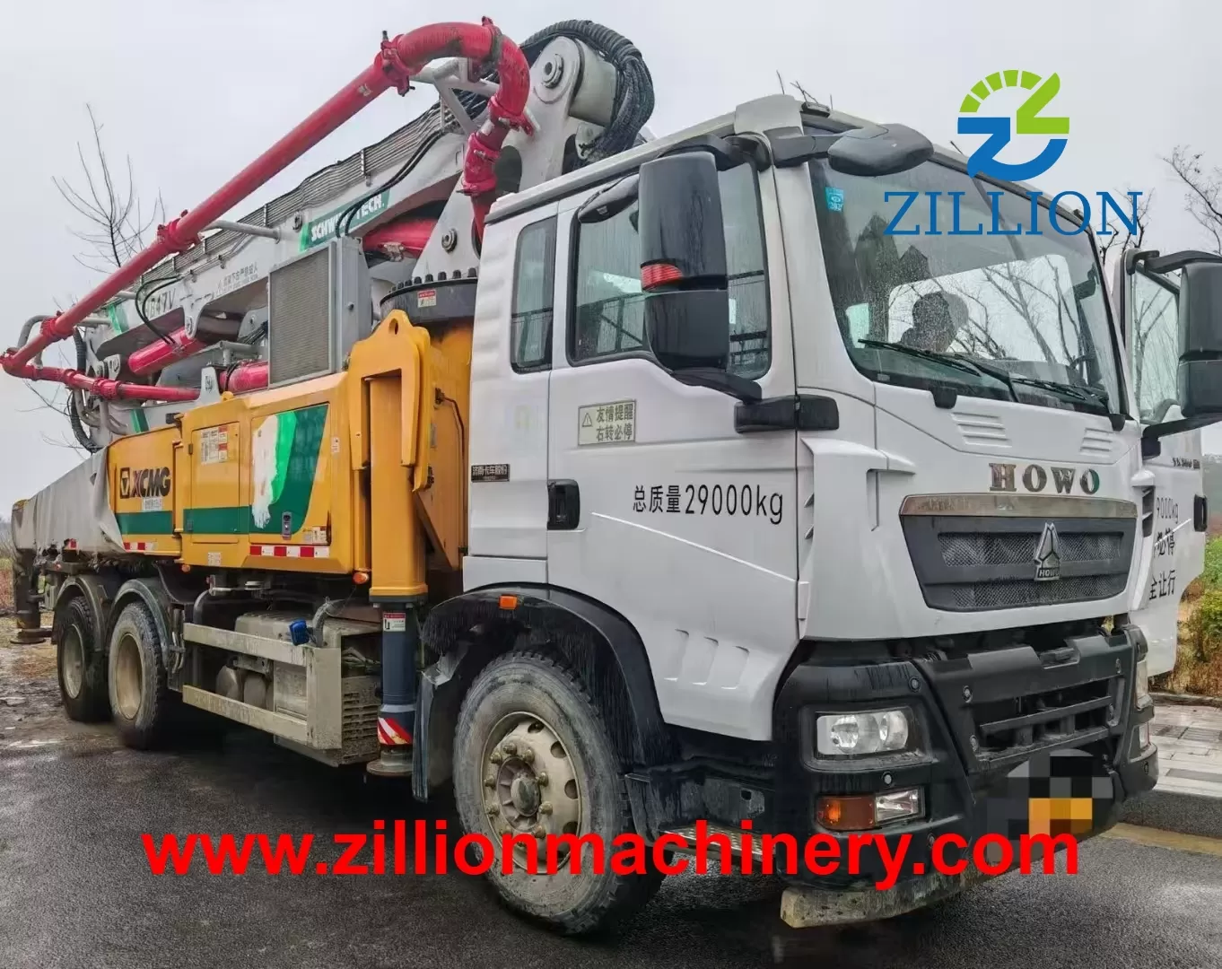 2023 XCMG 43m Long Boom Truck- mounted Concrete Pump Car on SITRAK Chassis
