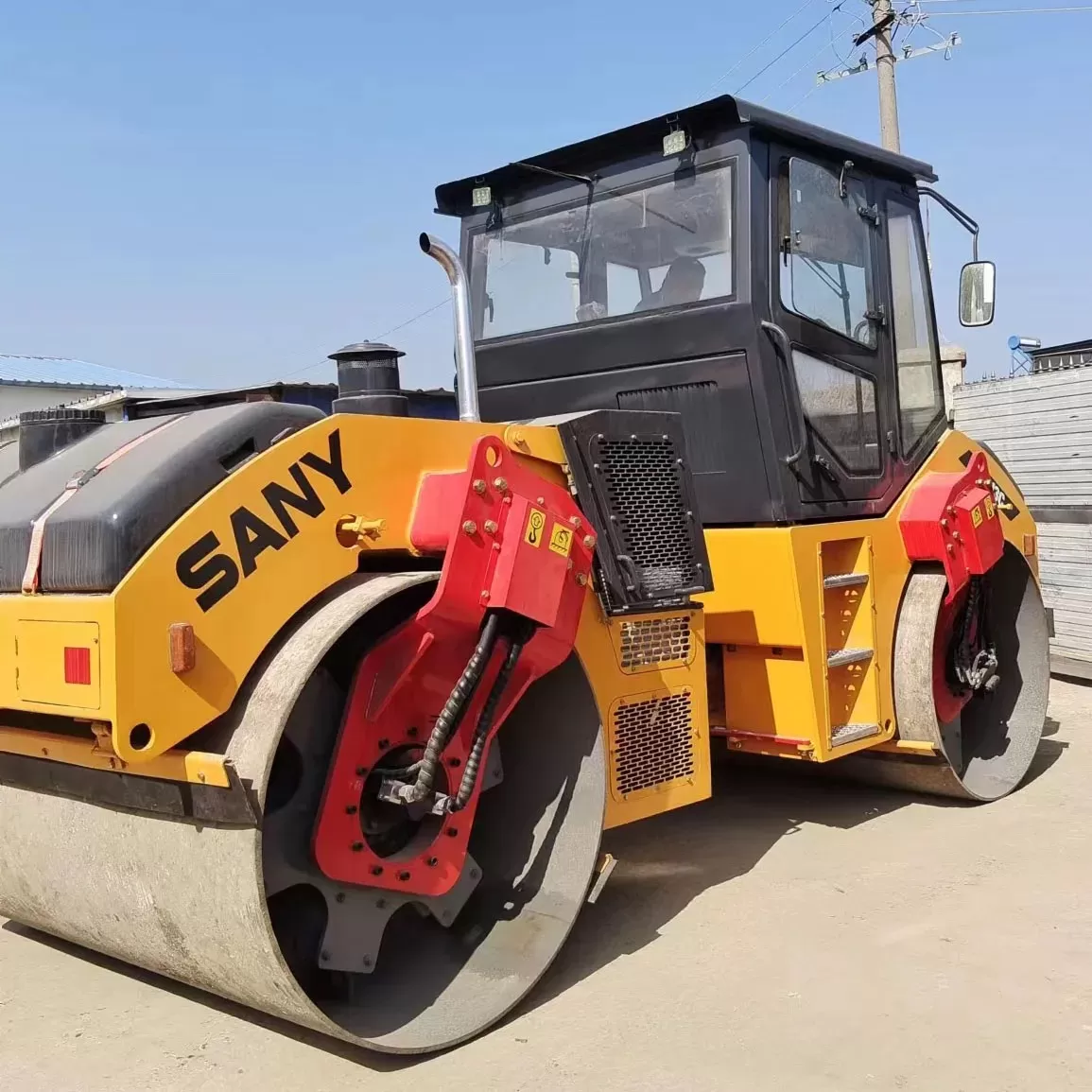 Used Sany Double Drum Road Roller YZC13C Road Bulding Mchinery