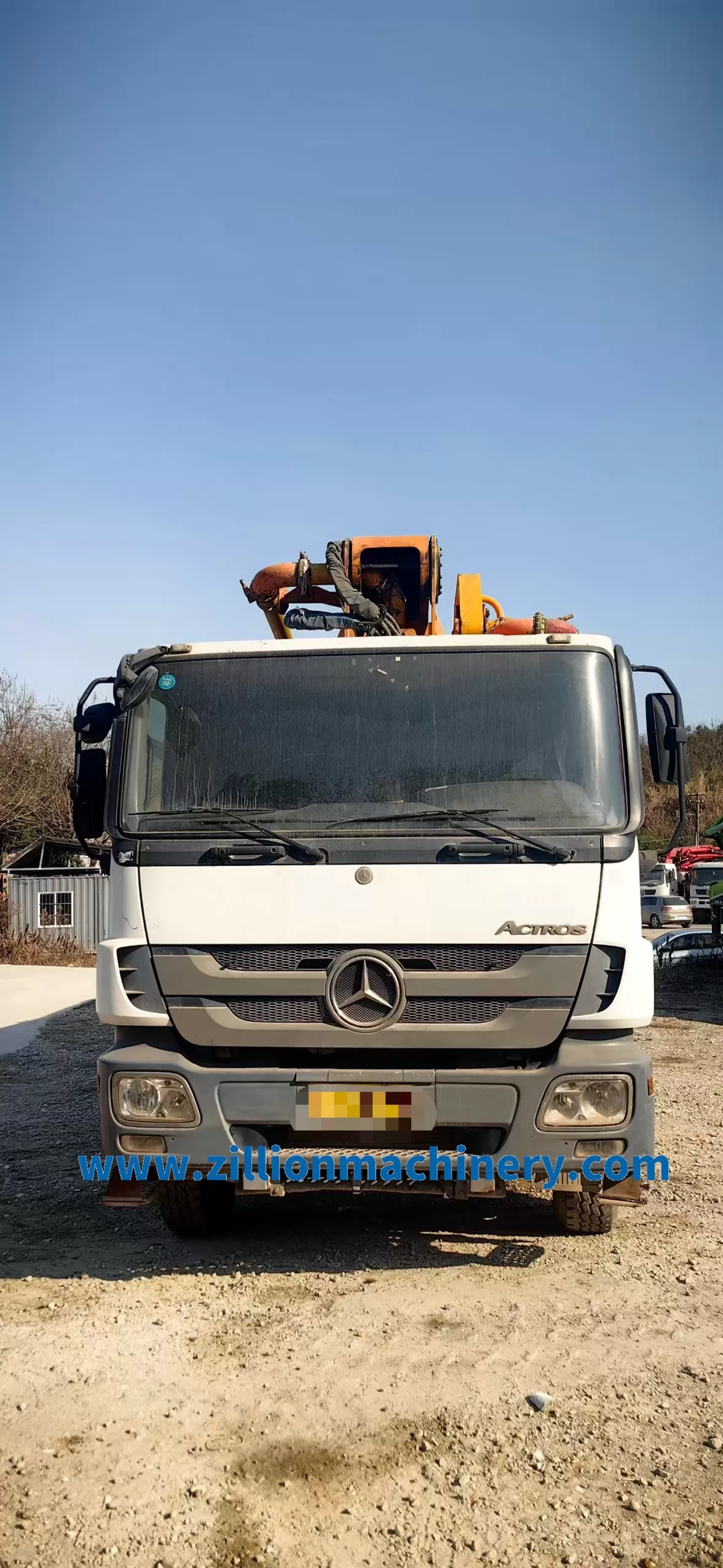 2013 CIFA Original Good Quality 47m Truck- mounted Concrete Pump Car on Benz Chassis