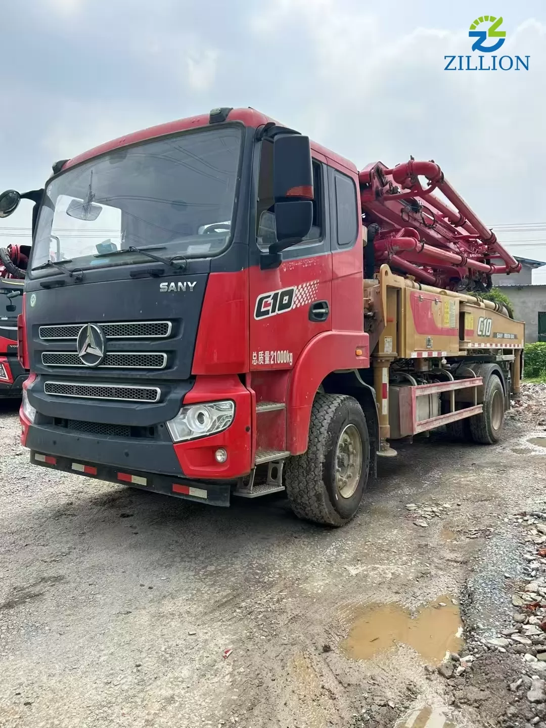 High Quality 2023 SANY Boom Pump 33m Truck- mounted Concrete Pump Car on SANY Chassis