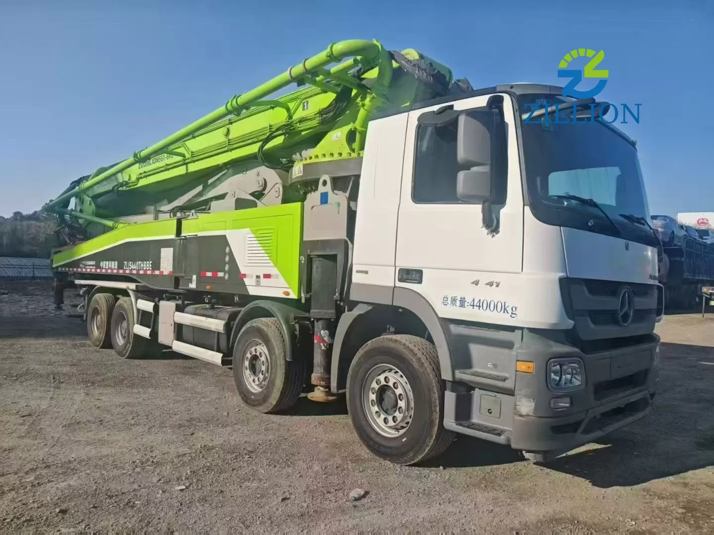 2019 Used Zoomlion 56M Concrete Pump Truck | Mercedes Chassis | Reliable High-Reach Solution