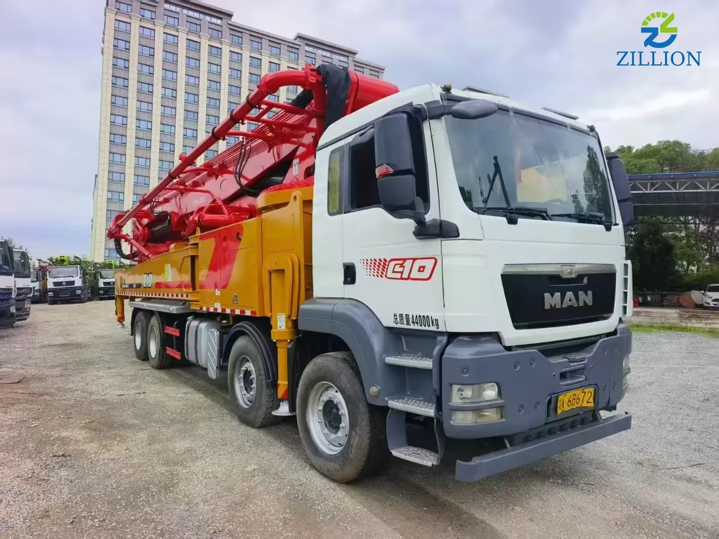 High Quality 2017 Sany Boom Pump 65m Truck- mounted Concrete Pump Car on Man Chassis