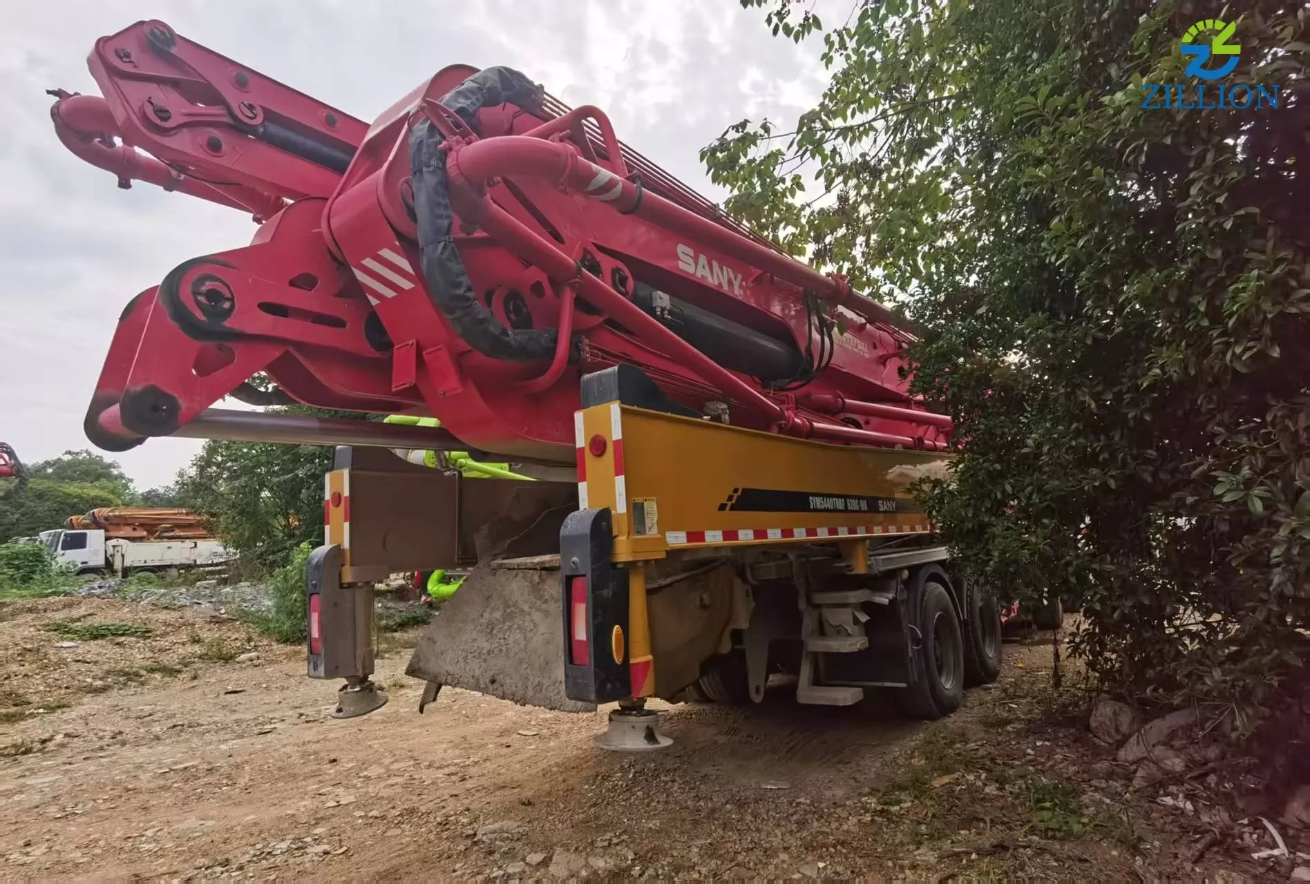 High Quality 2022 Sany Boom Pump 62m Truck- mounted Concrete Pump Car on Volvo Chassis