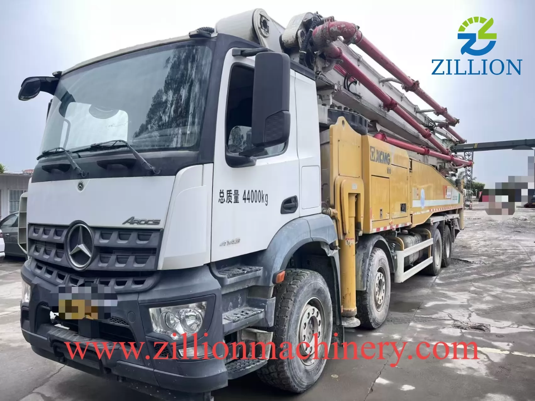 2020 XCMG 62m Long Boom Truck- mounted Concrete Pump Car on SANY Chassis