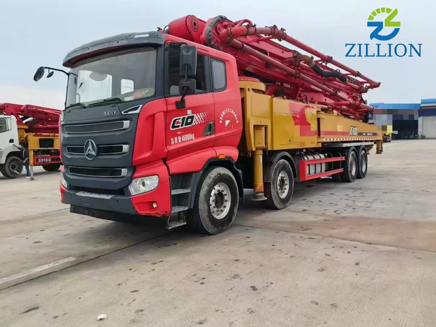 High Quality 2021 SANY Boom Pump 60m Truck- mounted Concrete Pump Car on SANY Chassis