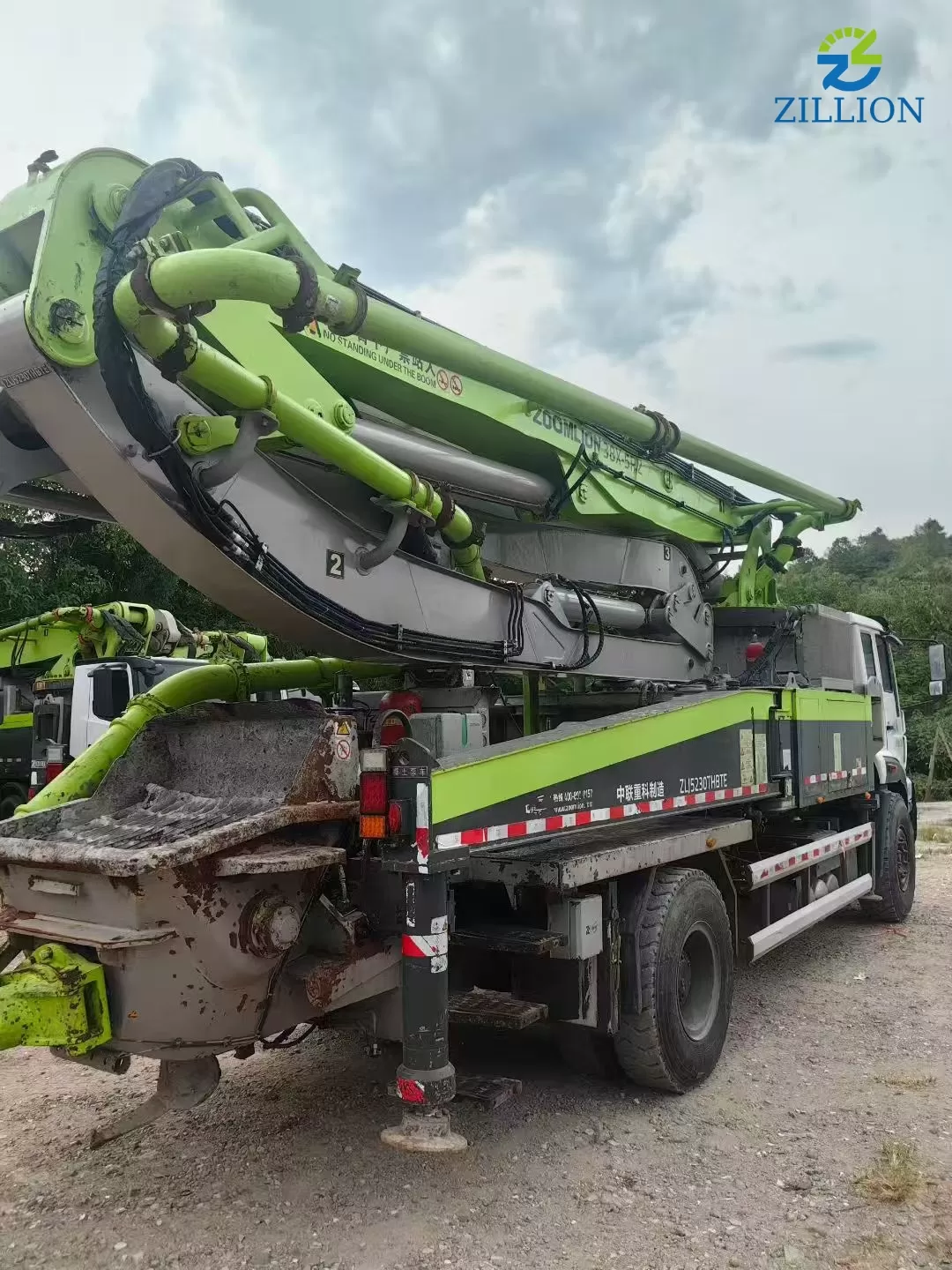 High Quality 2021 Zoomlion Boom Pump 38m Truck- mounted Concrete Pump Truck on Steyr Chassis
