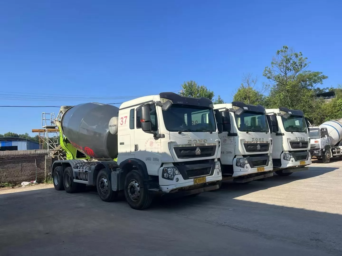 2020 Zoomlion Large 12 cbm Used Cement Mixer Truck