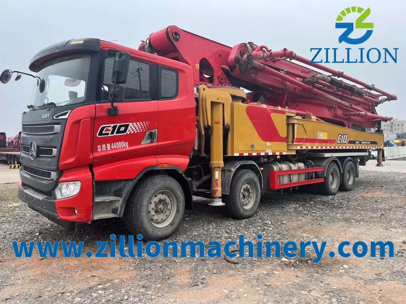High Quality 2020 Sany Boom Pump 62m Truck- mounted Concrete Pump Car on Sany Chassis