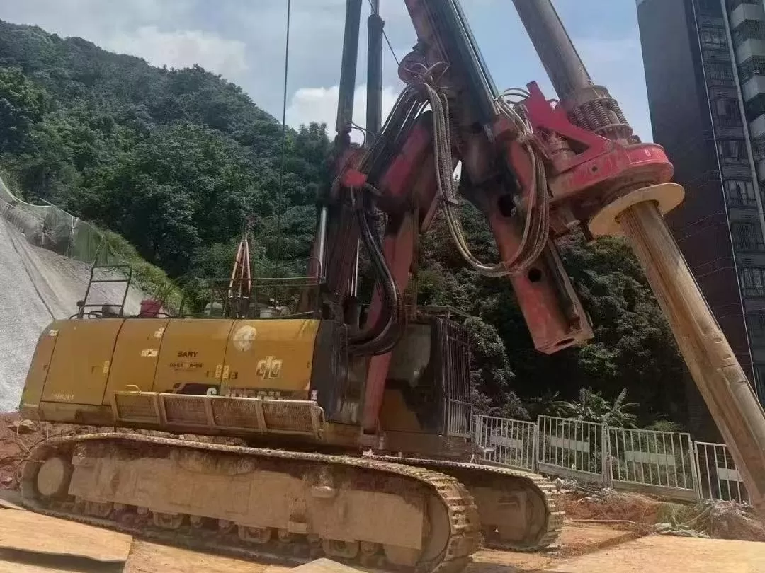 2018 SANY Piling Machinery SR360H backhoe Rotary Drilling Rig for soil investigation