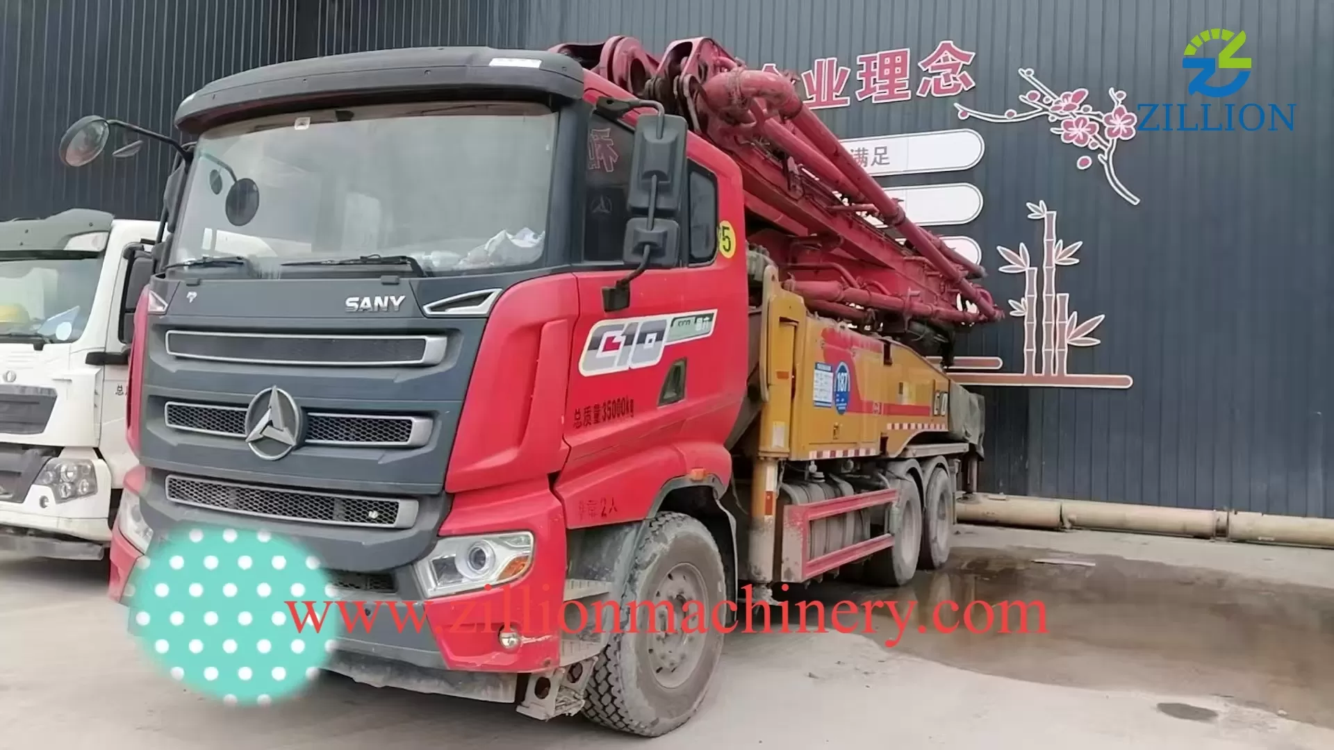 2022 SANY 49m Long Boom Truck- mounted Concrete Pump Car on SANY Chassis