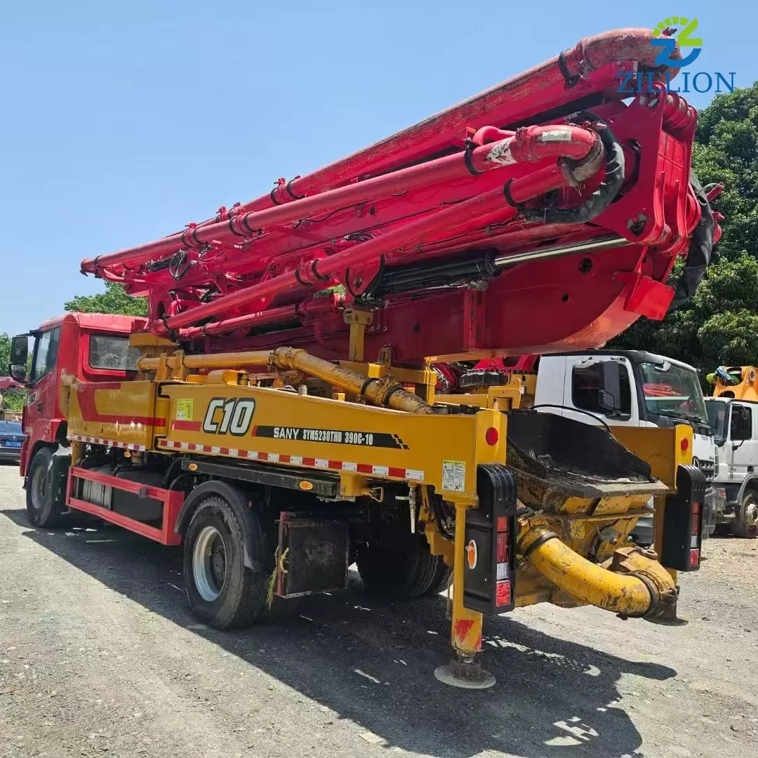 High Quality 2021 Sany Boom Pump 39m Truck- mounted Concrete Pump Truck on Sany Chassis