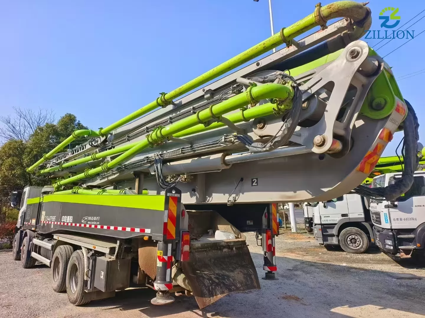 High Quality 2022 ZOOMLION Boom Pump 62m Truck- mounted Concrete Pump Car on BENZ Chassis