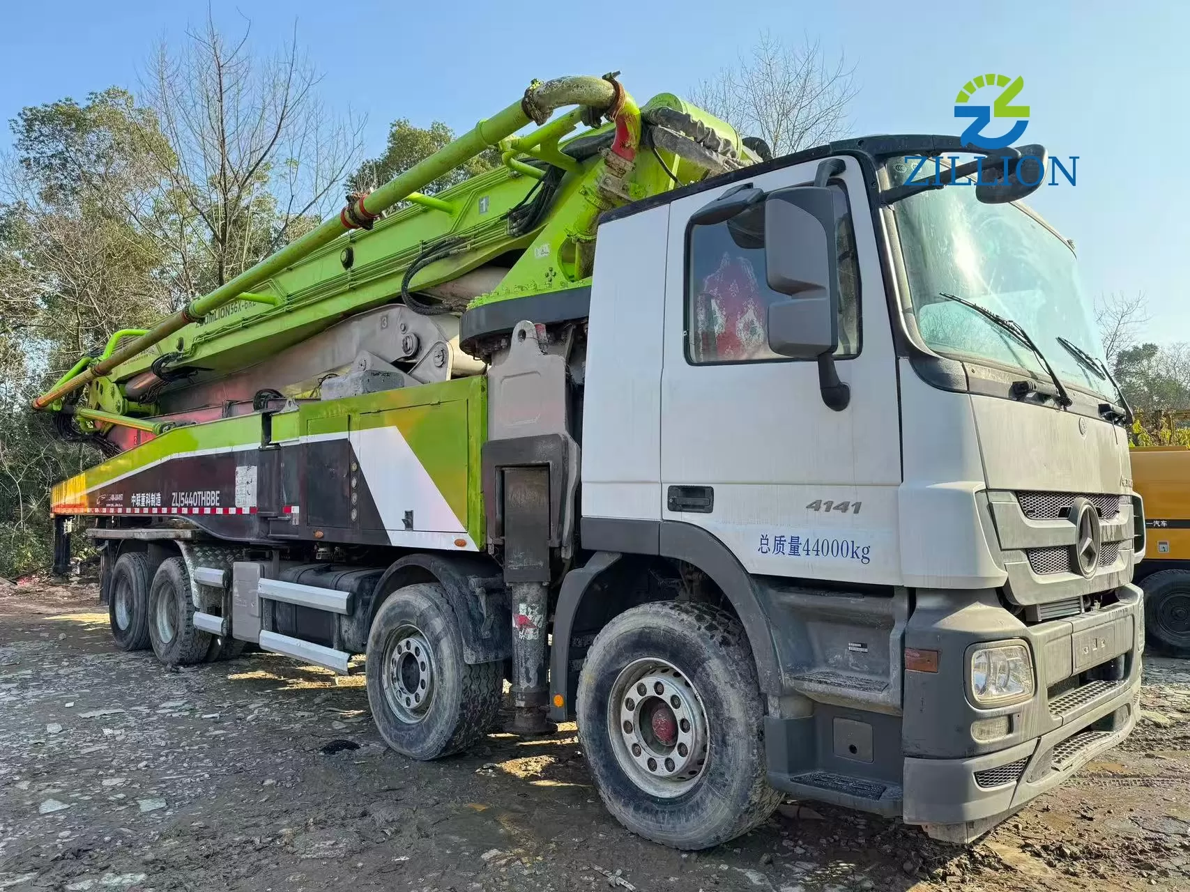 2019 Zoomlion 56m Truck-Mounted Concrete Pump Truck with Mercedes-Benz Chassis