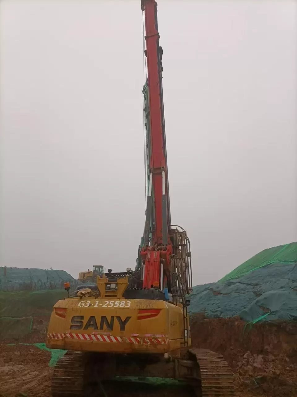 2019 SANY Piling Machinery SR155 backhoe Rotary Drilling Rig for Foundation Drill