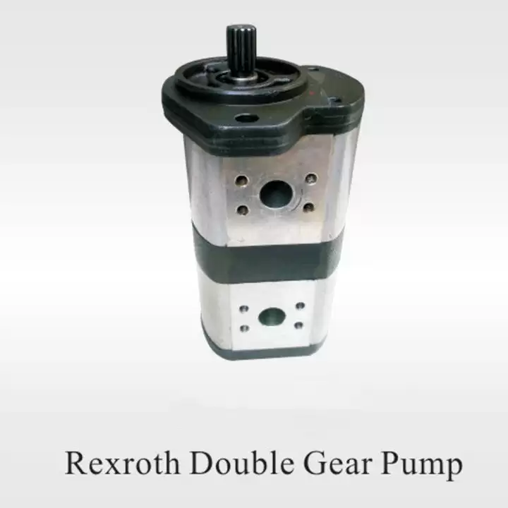 High Pressure Double Gear Pump Rexroth Hydraulic Gear Pump for Truck