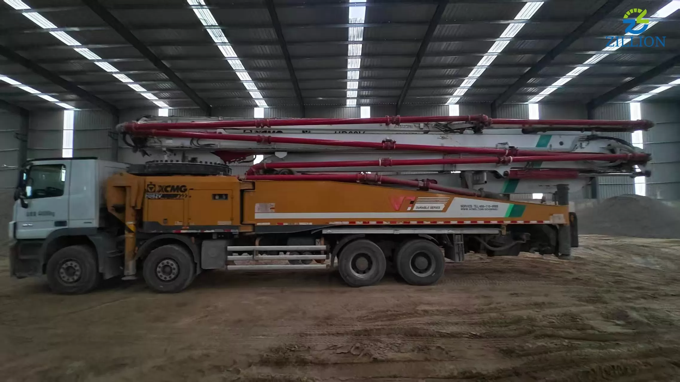 2020 XCMG 62m Truck-Mounted Concrete Pump Truck with Mercedes-Benz Chassis
