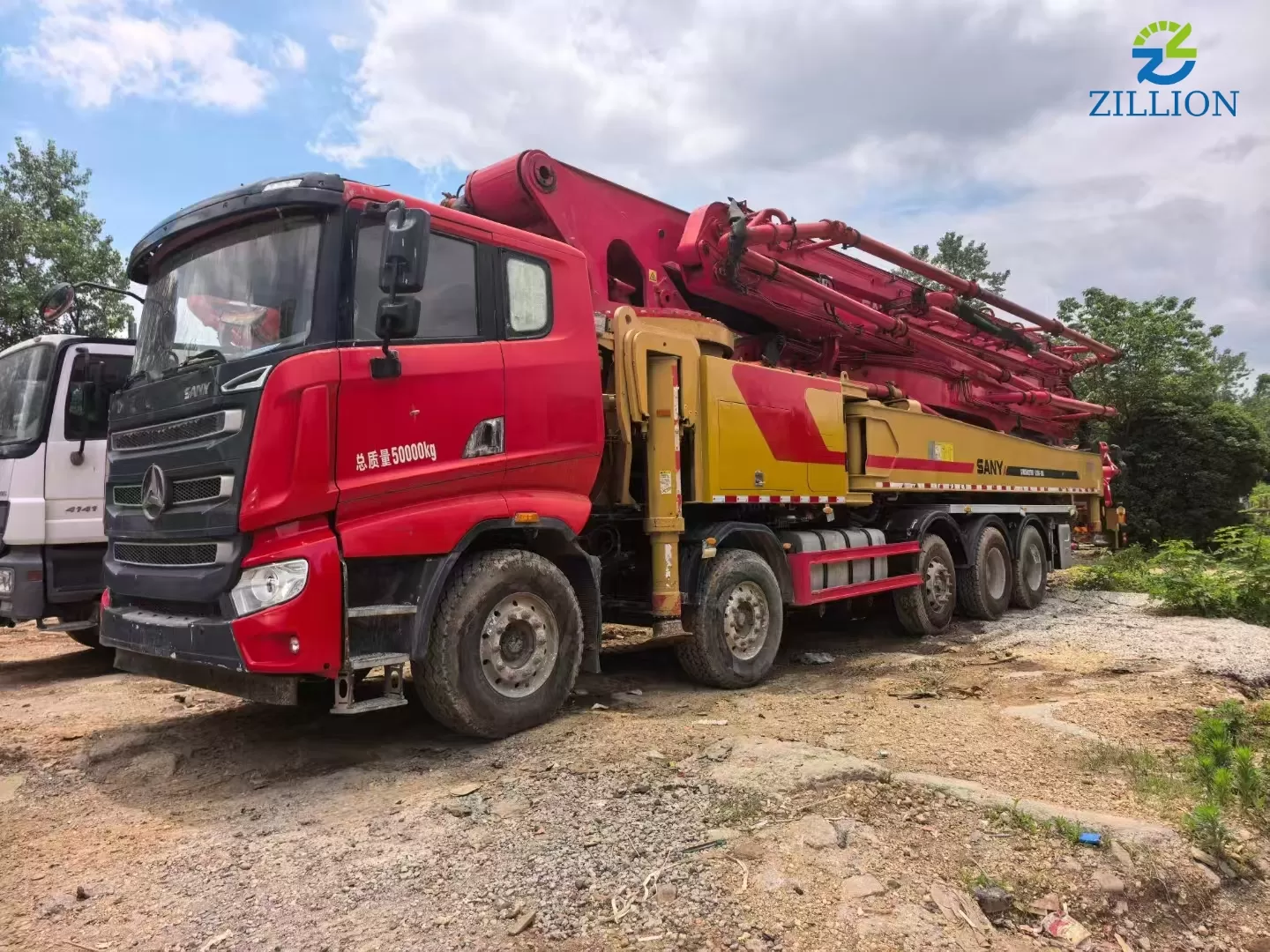 High Quality 2021 SANY Boom Pump 62m Truck- mounted Concrete Pump Car on SANY Chassis