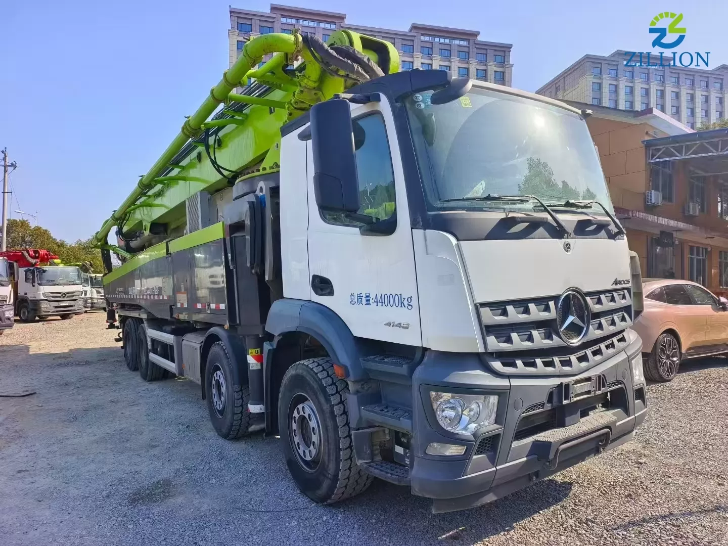 High Quality 2022 ZOOMLION Boom Pump 62m Truck- mounted Concrete Pump Car on BENZ Chassis