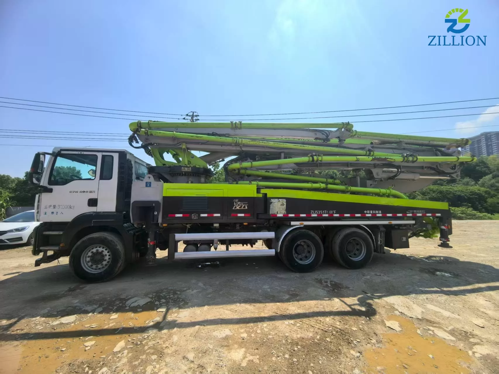 High Quality 2021 Zoomlion Boom Pump 50m Truck- mounted Concrete Pump Truck on Sitrak Chassis