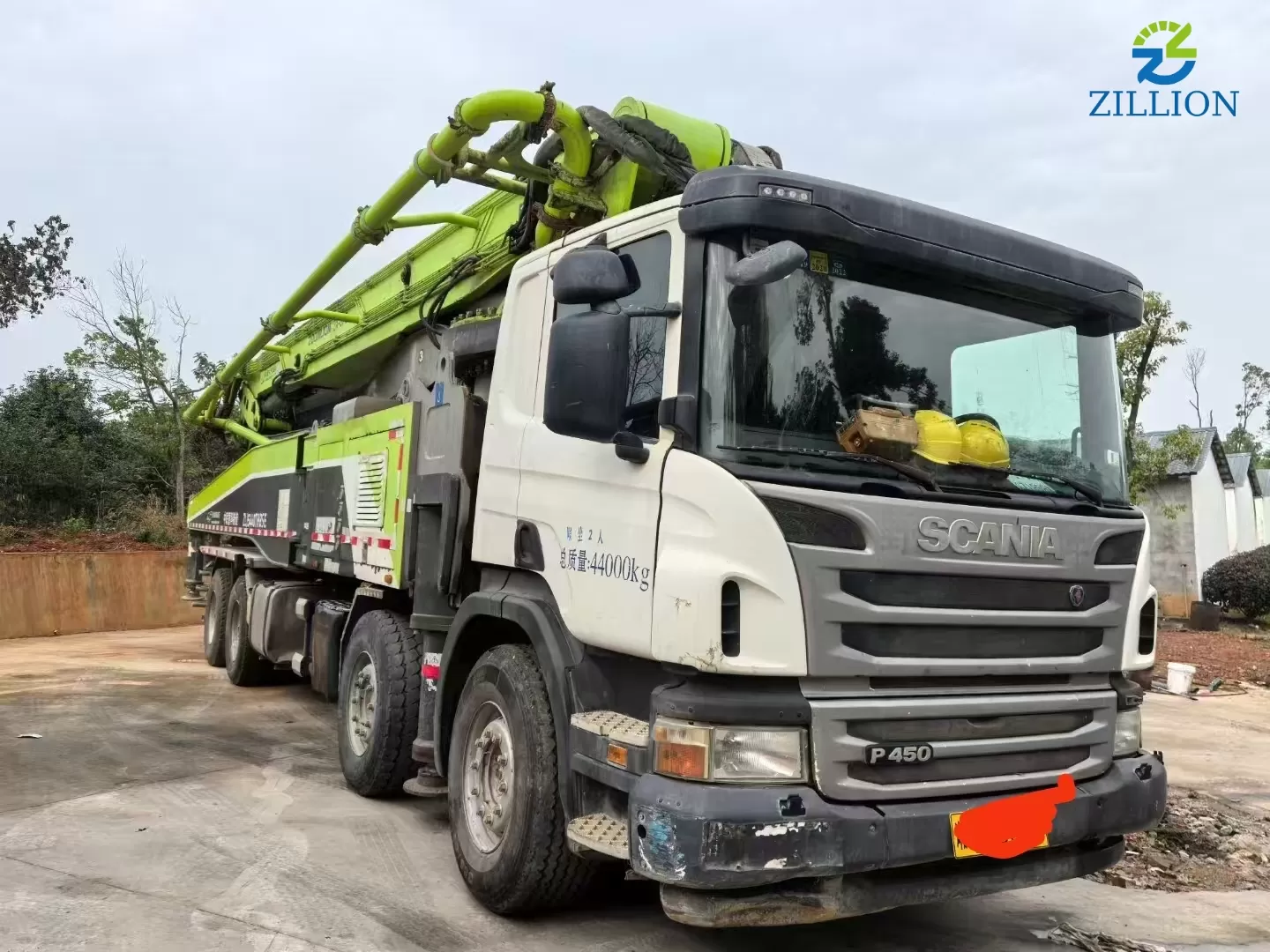 High Quality 2018 ZOOMLION Boom Pump 56m Truck- mounted Concrete Pump Car on SCANIA Chassis