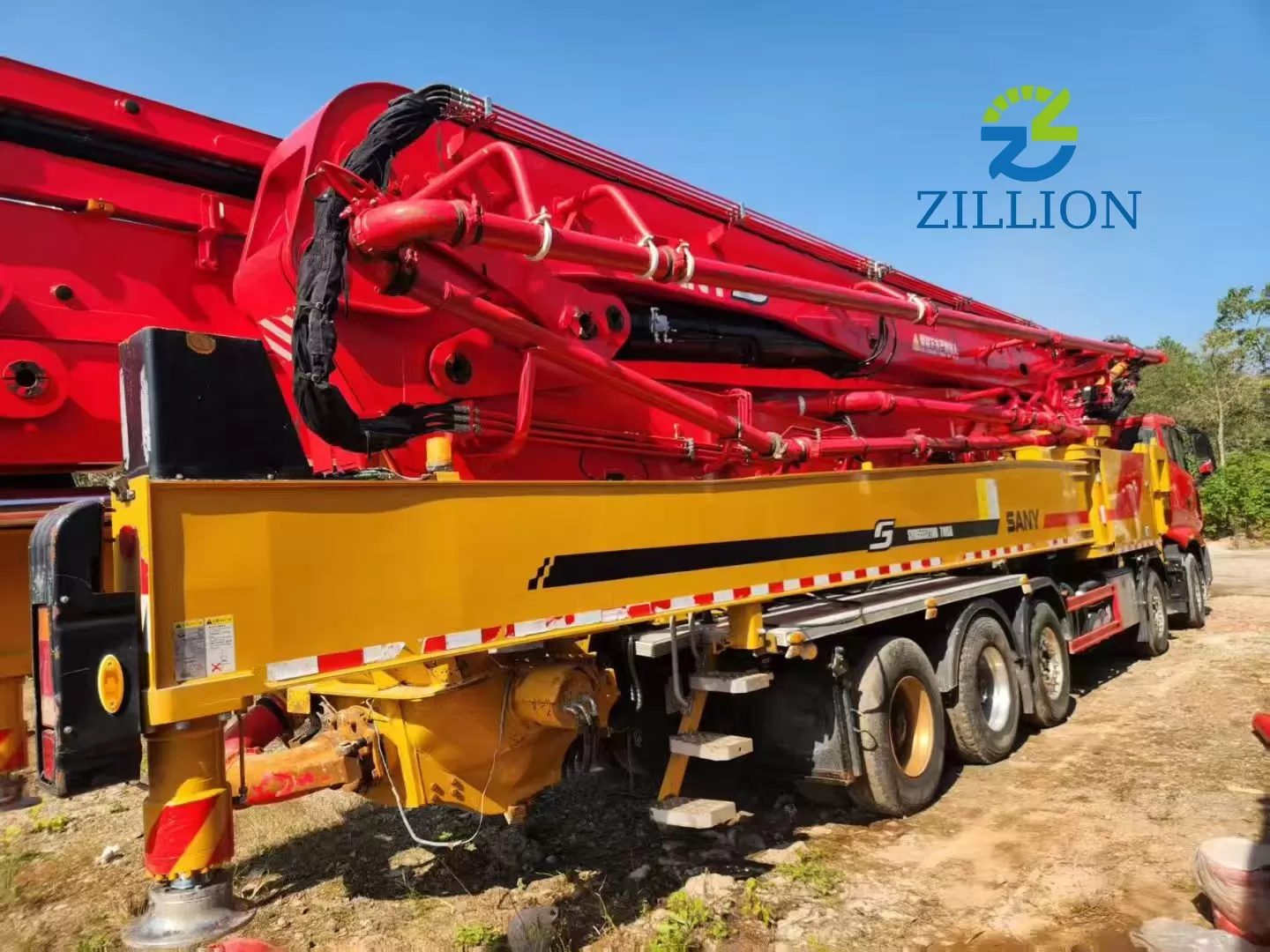 2023 SANY 71m Truck-Mounted Concrete Pump Truck with SANY Chassis