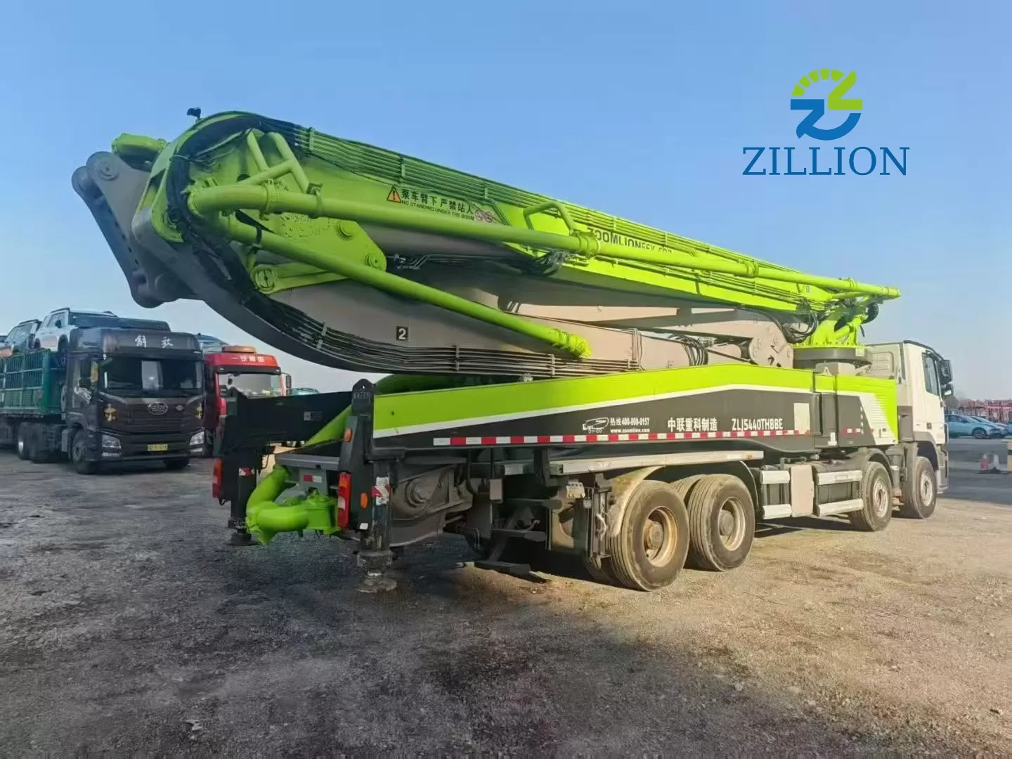 2019 Used Zoomlion 56M Concrete Pump Truck | Mercedes Chassis | Reliable High-Reach Solution