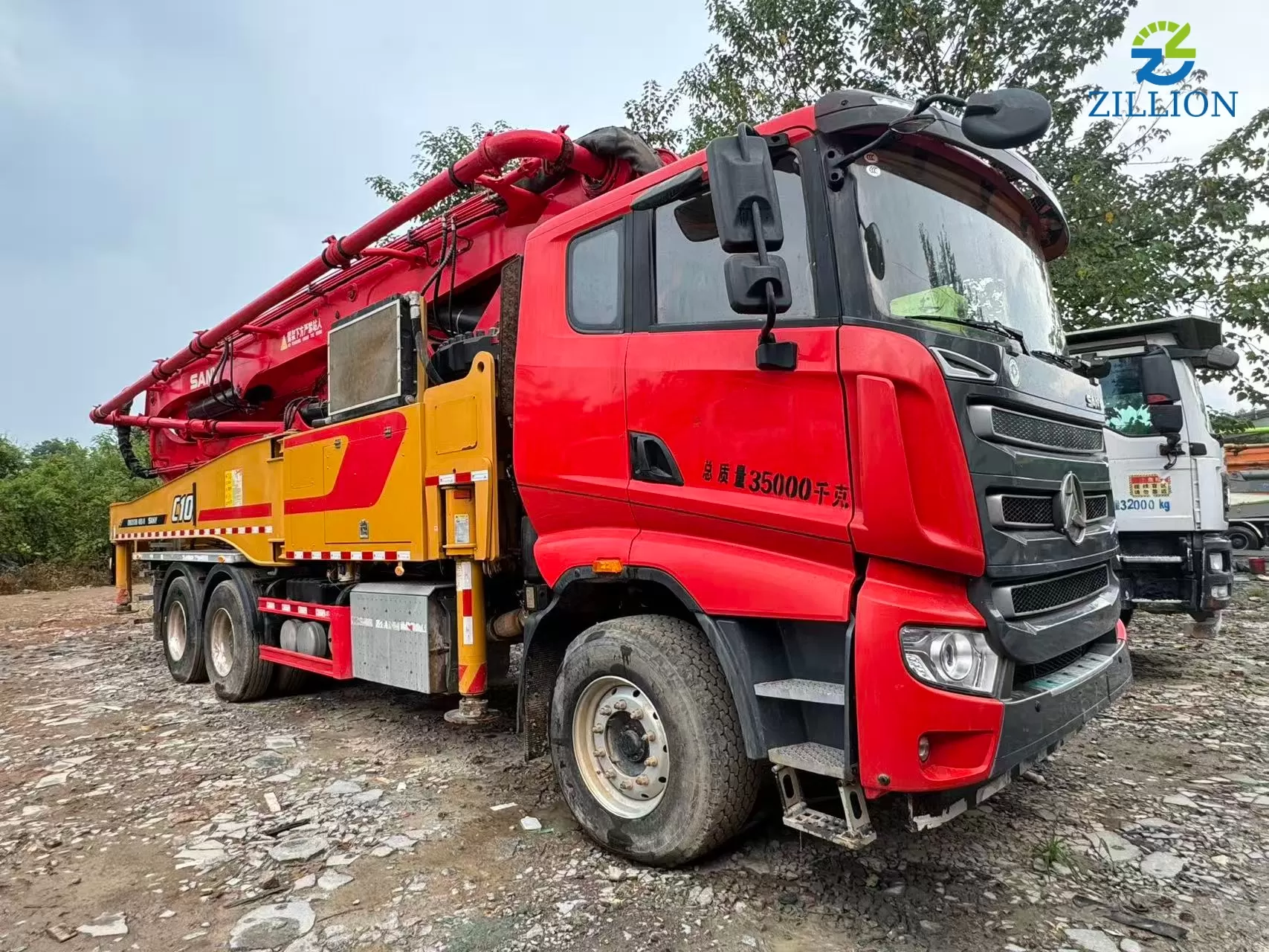 High Quality 2023 SANY Boom Pump 49m Truck- mounted Concrete Pump Truck on SANY Chassis