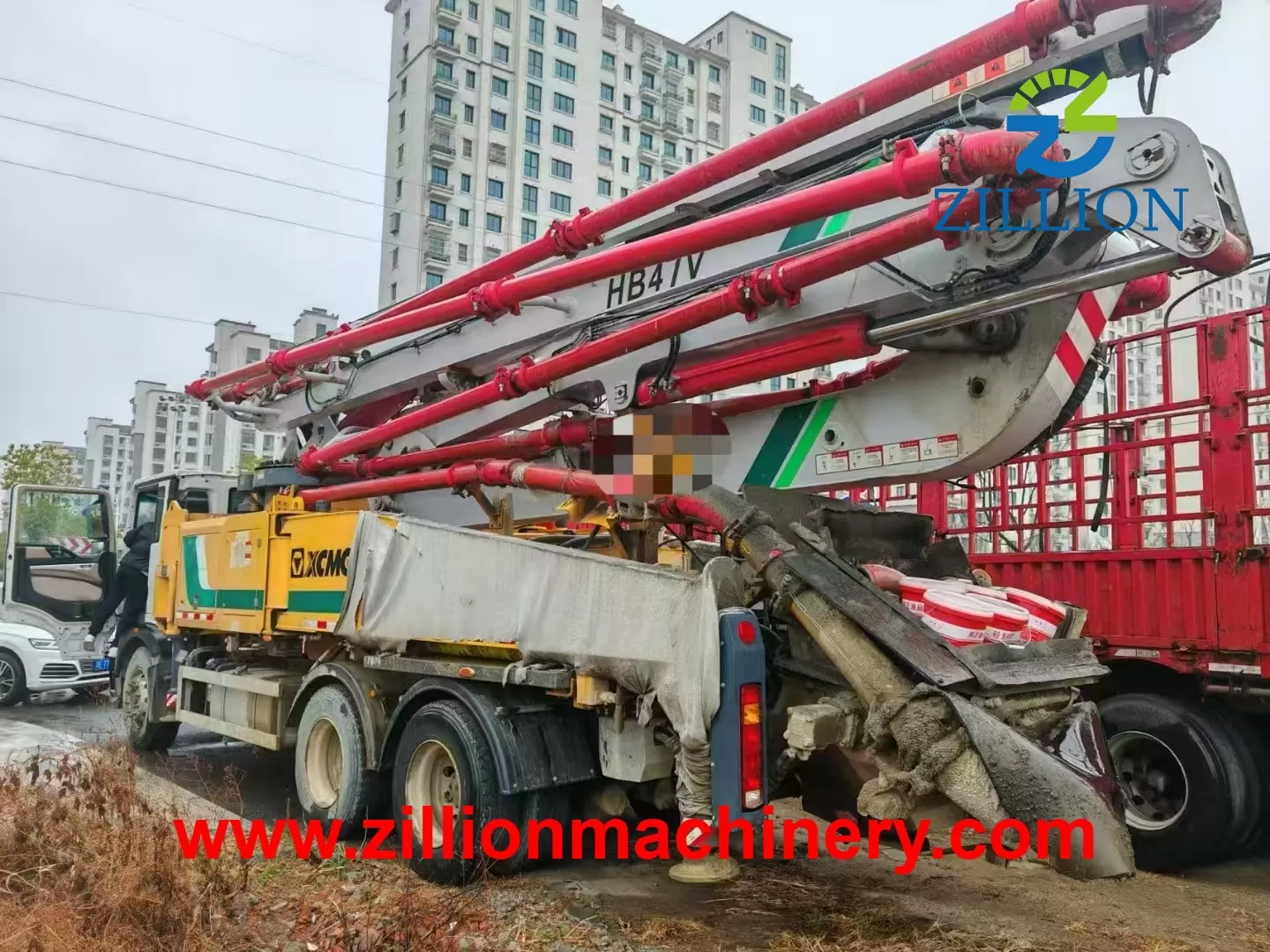2023 XCMG 43m Long Boom Truck- mounted Concrete Pump Car on SITRAK Chassis