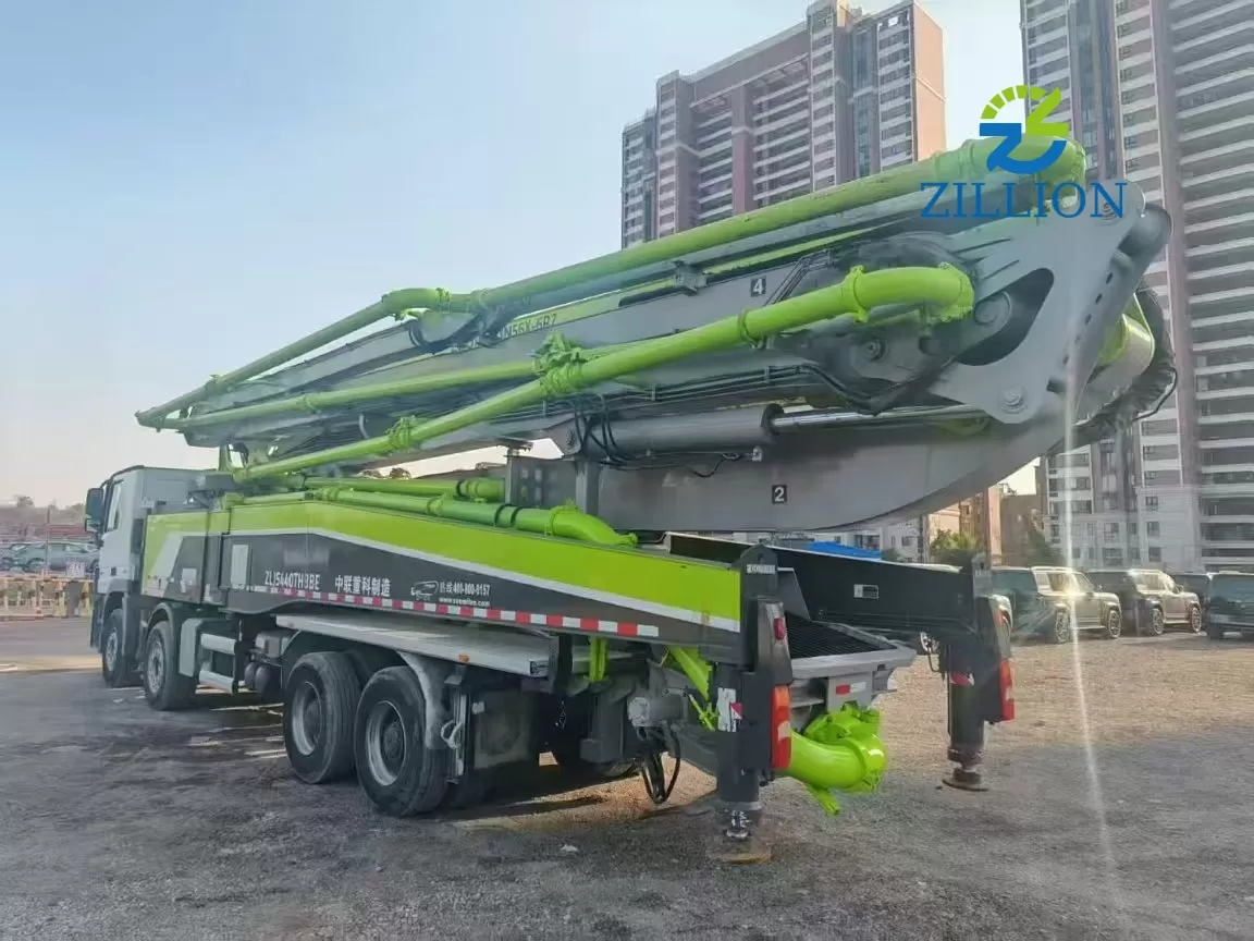 2019 Used Zoomlion 56M Concrete Pump Truck | Mercedes Chassis | Reliable High-Reach Solution