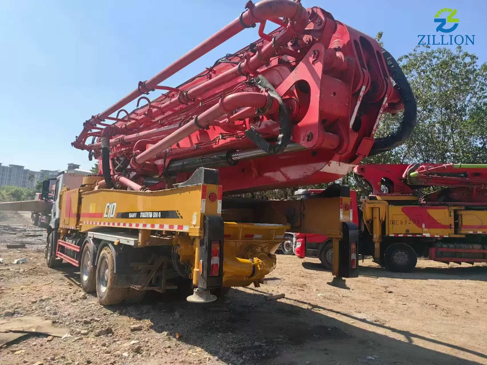 High Quality 2020 SANY Boom Pump 52m Truck- mounted Concrete Pump Truck on Mercedes-Benz Chassis