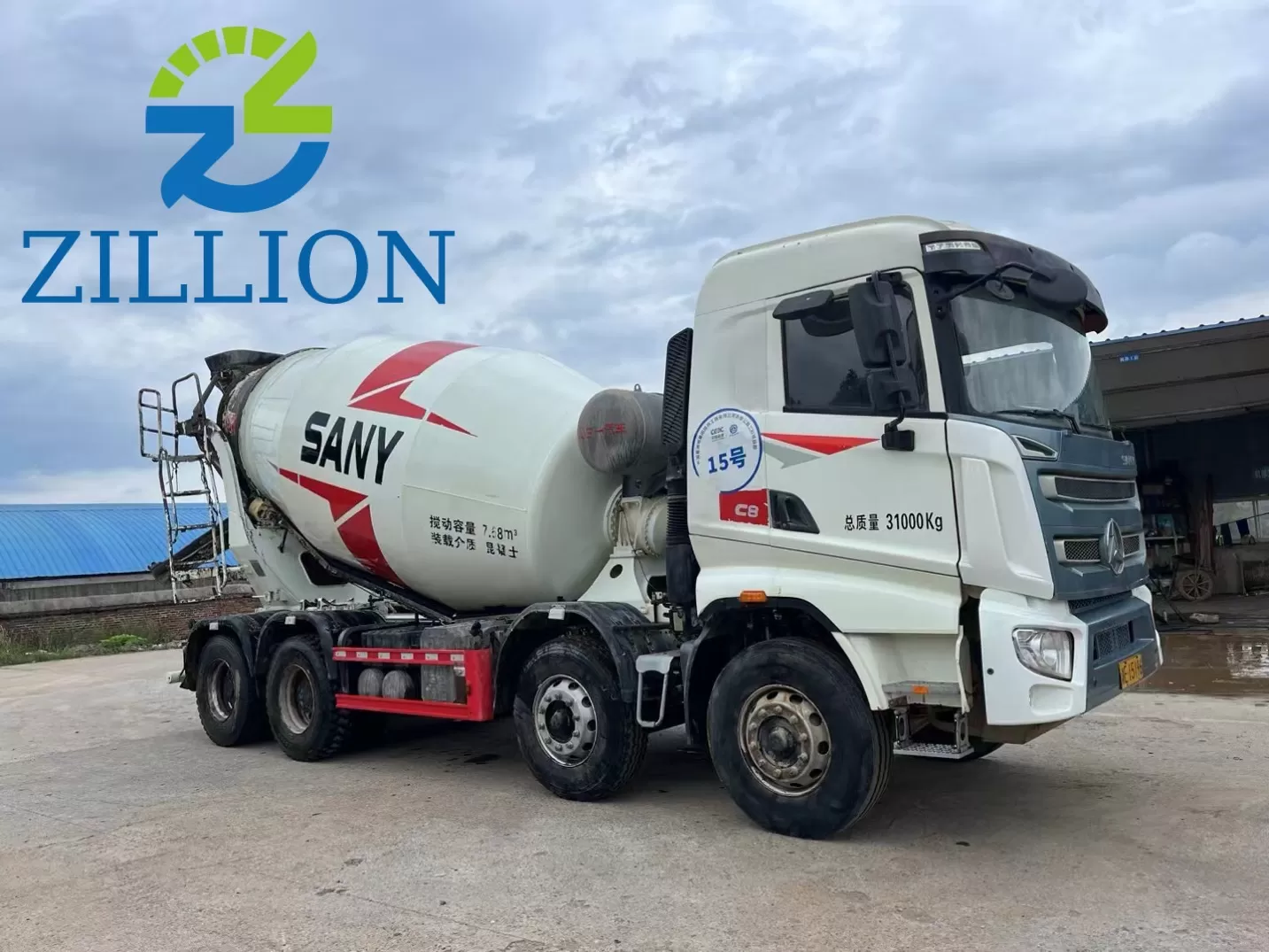 2021 Sany 12 cbm Used Cement Mixer Truck