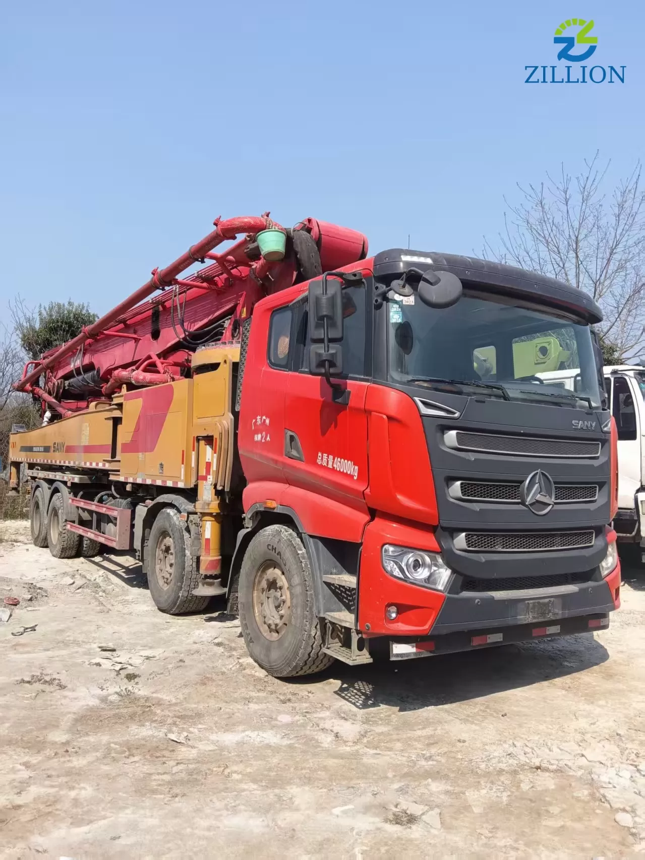 High Quality 2021 SANY Boom Pump 62m Truck- mounted Concrete Pump Car on SANY Chassis