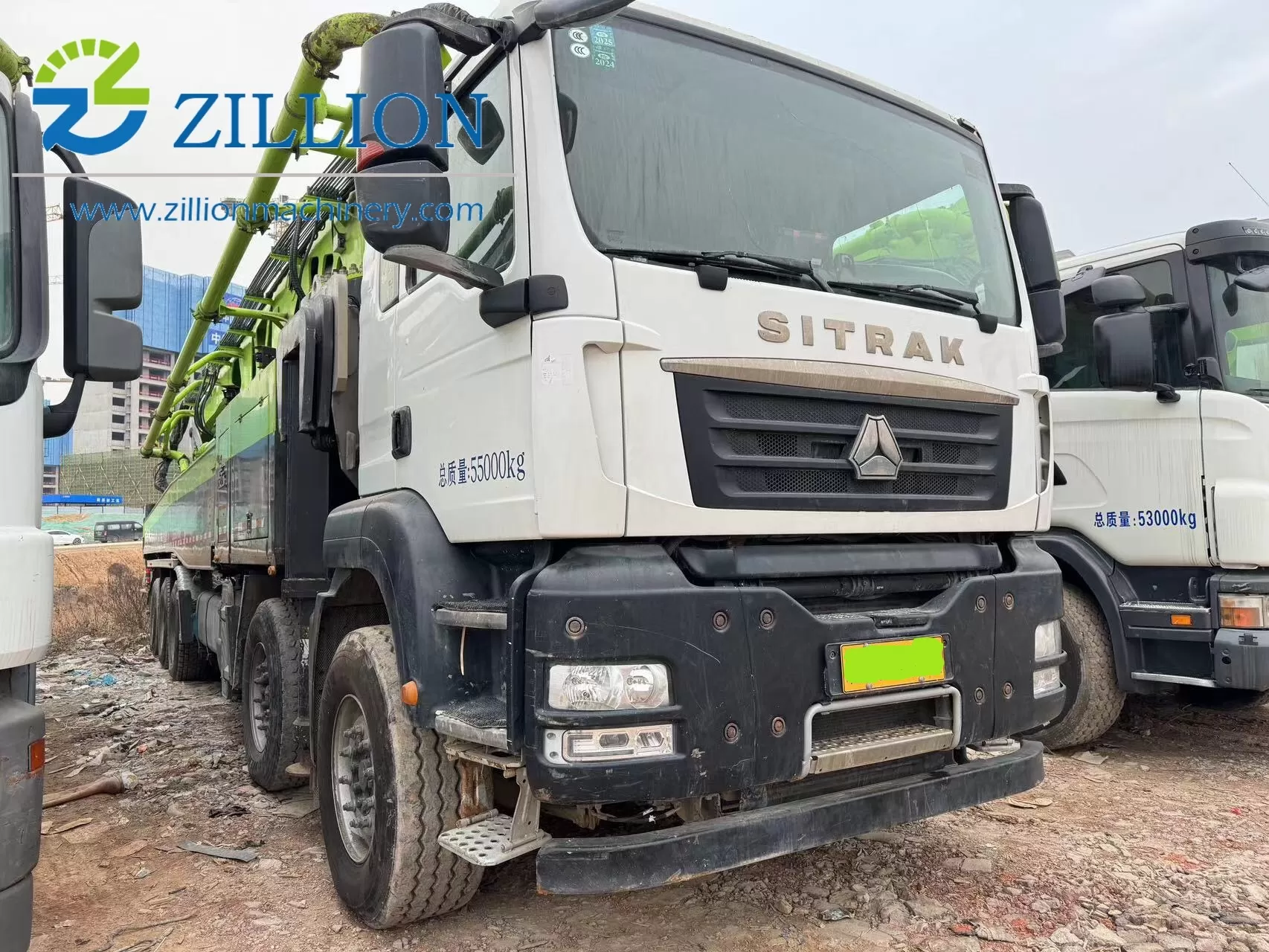 2022 Zoomlion 70m Long Boom Truck- mounted Concrete Pump Car on Sitrak Chassis