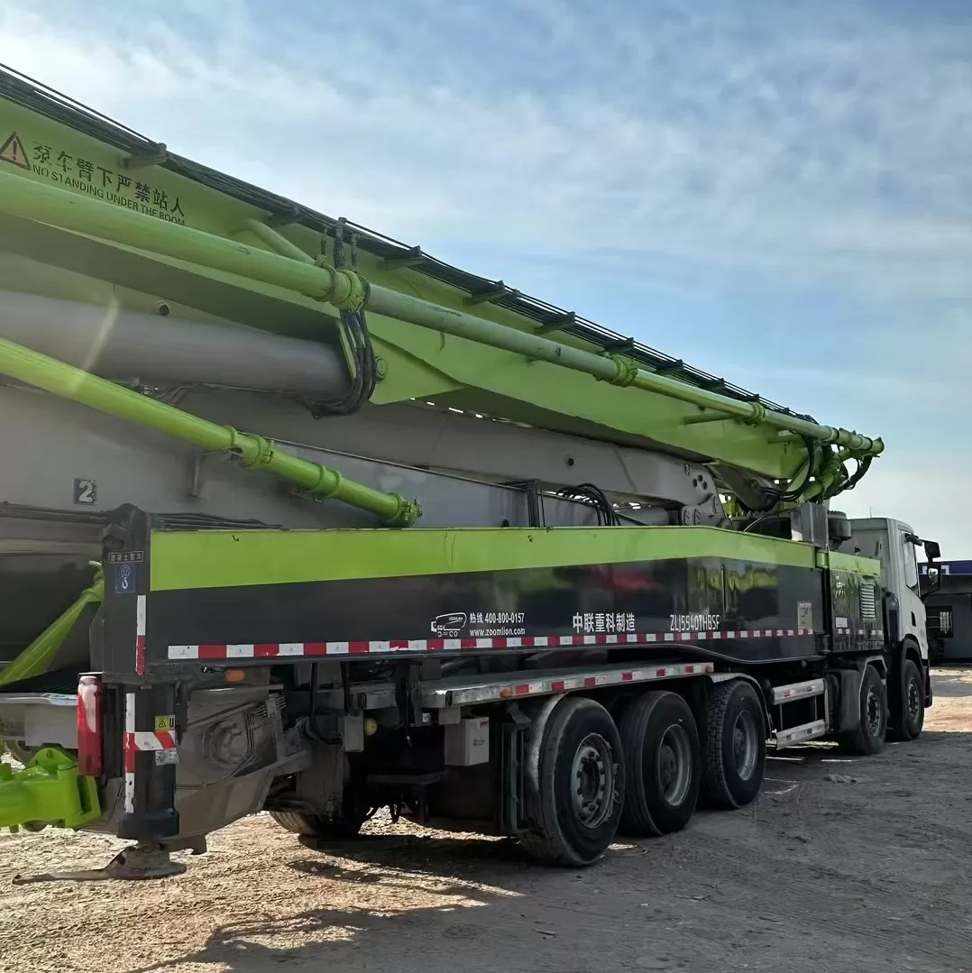 Quality 2021 ZOOMLION Boom Pump Truck- mounted Concrete Pump Car 67m on Scania Chassis