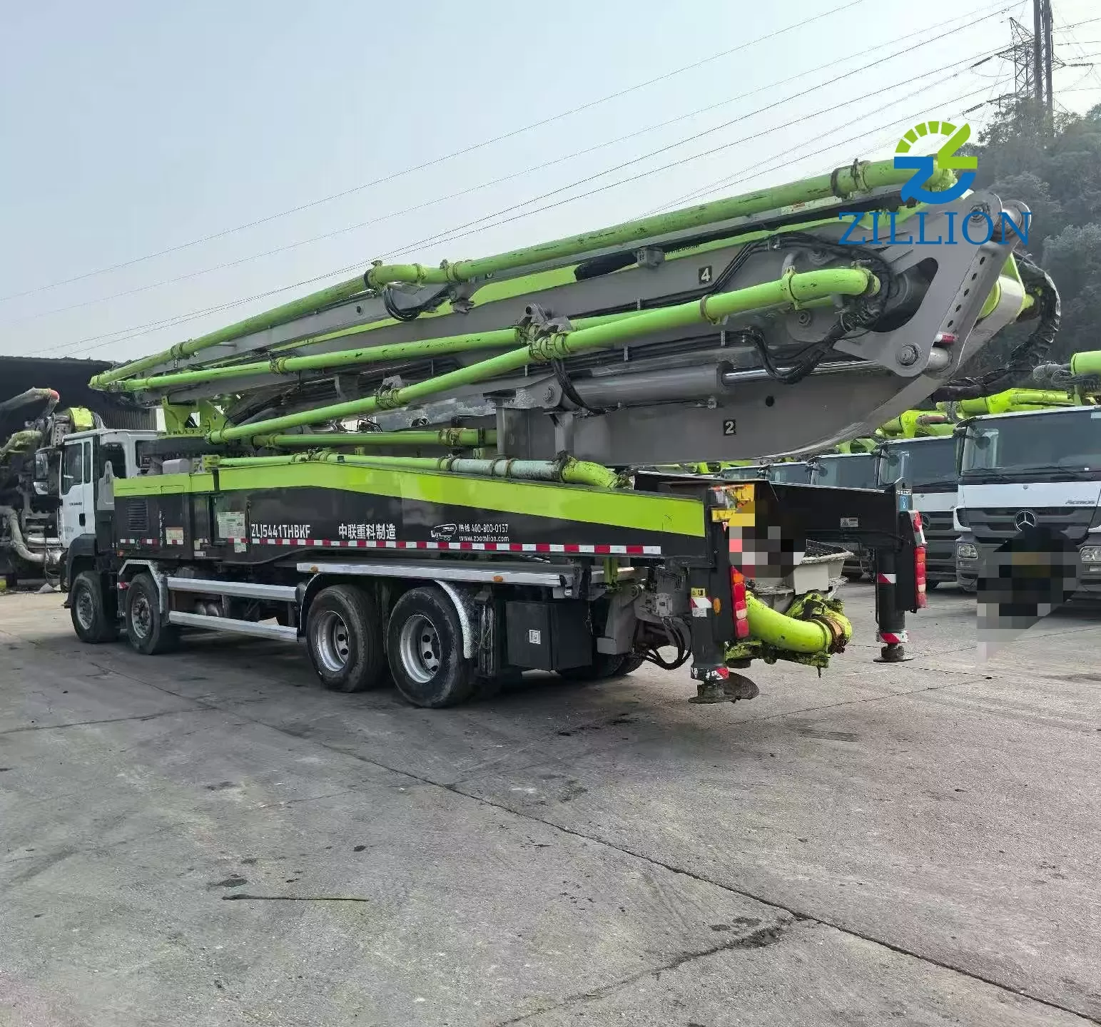 2021 Zoomlion 56m Truck-Mounted Concrete Pump Truck with Sitrak Chassis