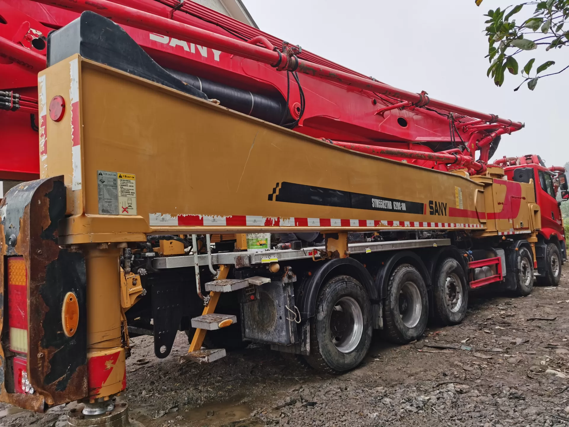 2021 Sany Boom Pump 62m Truck- mounted Concrete Pump Car on Sany Chassis