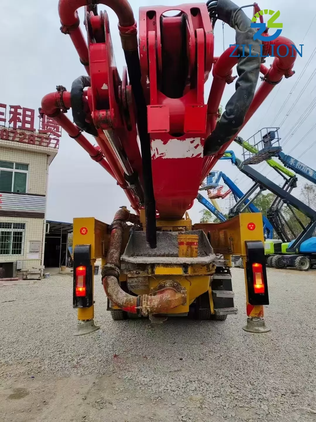 High Quality 2020 SANY Boom Pump 56m Truck- mounted Concrete Pump Car on VOLVO Chassis