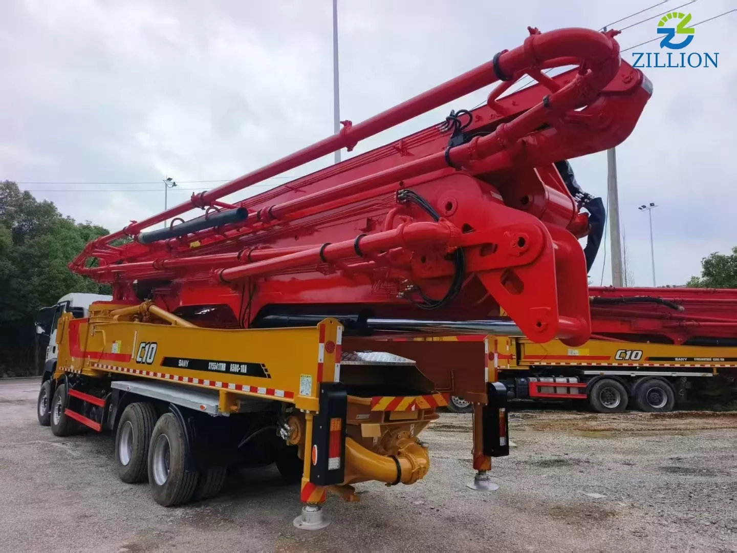 High Quality 2017 Sany Boom Pump 65m Truck- mounted Concrete Pump Car on Man Chassis