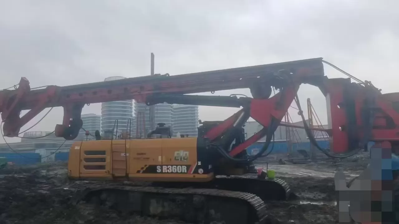 2019 SANY Piling Machinery SR360 backhoe Rotary Drilling Rig for Foundation Drill