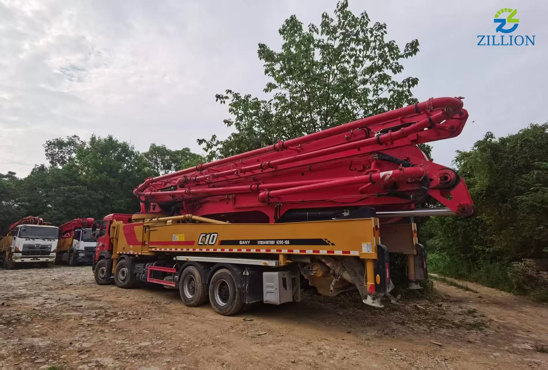 High Quality 2022 Sany Boom Pump 62m Truck- mounted Concrete Pump Car on Volvo Chassis