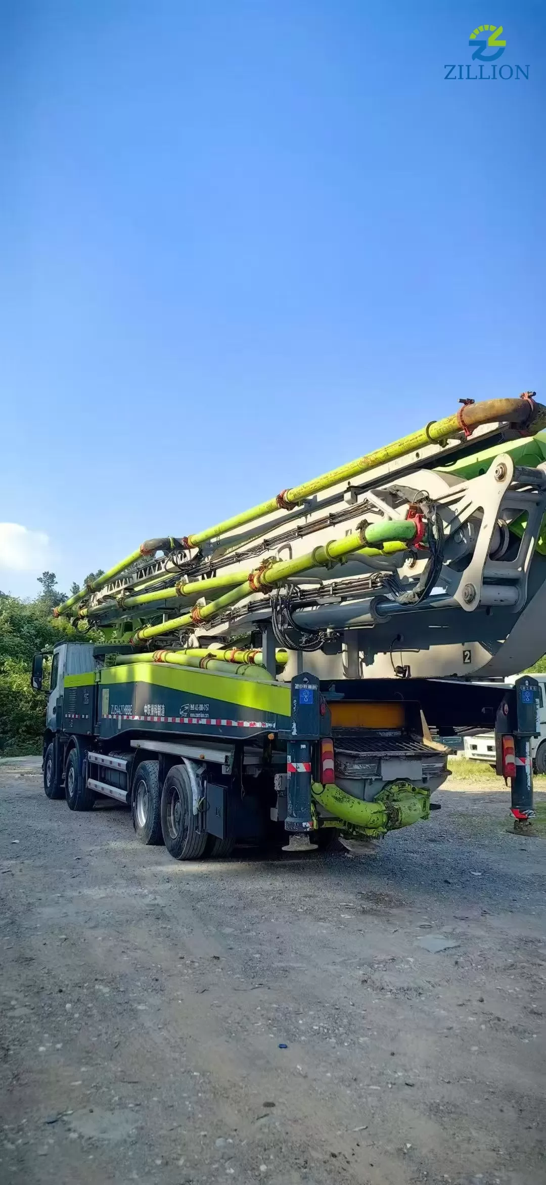 High Quality 2021 Zoomlion Boom Pump 59m Truck- mounted Concrete Pump Truck on Mercedes-Benz Chassis